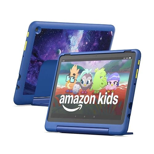 Amazon Fire HD 10 Kids Pro tablet (newest model) ages 6-12. Bright 10.1" HD screen, includes ad-free content, robust parental controls, 13-hr battery and slim case for older kids, 32 GB, Nebula - Image 1