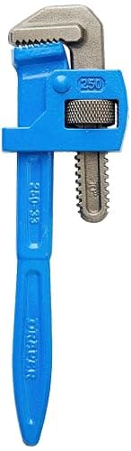 Draper 250 x 33mm Adjustable Pipe Wrench | Stillson Pattern Plumbing Tool | Tap Spanner | Forged Carbon Steel | 17184 - Image 1