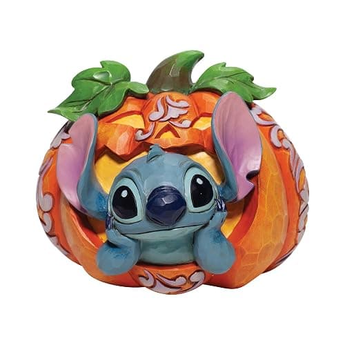 Enesco Disney Traditions by Jim Shore Lilo and Stitch Jack O'Lantern Figurine, 4.02 Inch, Multicolor - Image 1