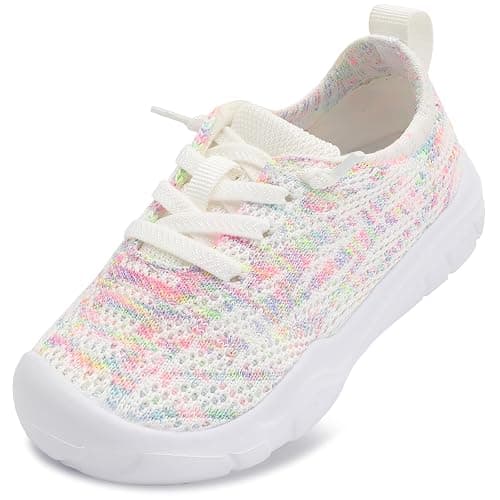 Scurtain Toddler Shoes Boys Girls Barefoot Shoes Kids Breathable Sneakers Slip on Toddler Sneakers - Image 1