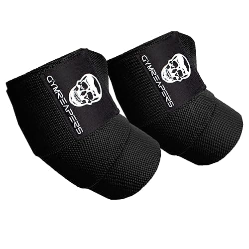 Gymreapers Weightlifting Elbow Wraps (1 Pair) - Flexible 40'' Elbow Compression Strap & Joint Support Brace - for Bench Press, Powerlifting, and Pressing - Image 1