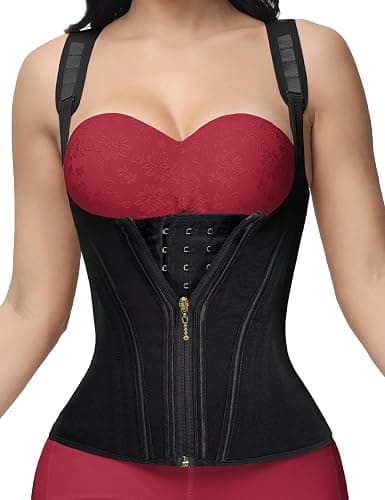 SHAPSHE Waist Trainer for Women, Tummy Control Sports Girdle, Workout Body Shaper with Adjustable Shoulder Strap - Image 1