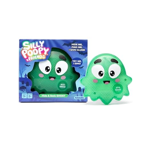 Silly Poopy & Friends™ Hide & Seek Ghost™ by Relatable, The Kid-Friendly Hide & Seek Game, Great Toddler Toys for Learning & Play, Fun Toddler Halloween Toys and Kids Halloween Games - Image 1