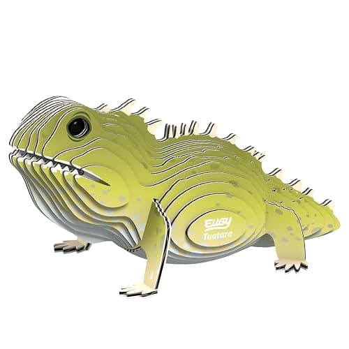 Eugy Tuatara 3D Puzzle - 24 Piece Eco-Friendly Educational Toy Puzzle for Boys, Girls & Kids Ages 6+ - Image 1