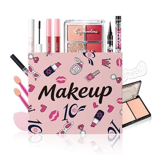 Makeup Kit for Teens & Girls, Makeup Set for Beginner | Make Up Sets for Girls 6-12 , rich colors. Simple to use. Lightweight, great gift for festivals & birthdays - Image 1