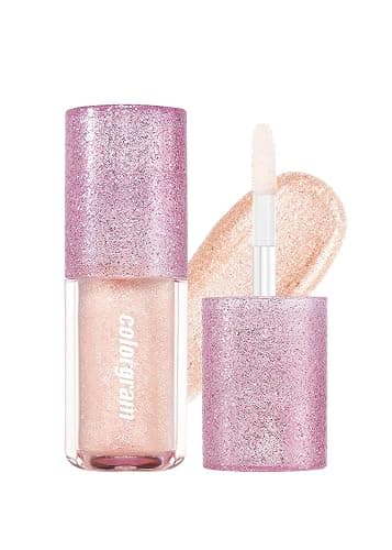 COLORGRAM Milk Bling Shadow 07 Fairylike (23) | Pigmented Glistening Liquid Glitter Eyeshadow, Long-lasting Shimmer to Matte, Infused with different sized Glittery Pearls - Image 1