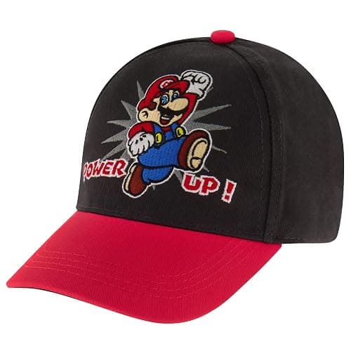 Nintendo Boys Baseball Cap, Super Mario Adjustable Kids Hat for Ages 4-7 - Image 1