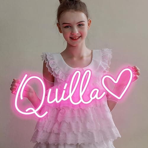 Klampo Custom Neon Sign, LED Neon Sign Customizable For Wall Decor, Personalized Neon Name Sign For Birthday Gifts, Wedding Party Light Up Neon Lights Sign - Image 1