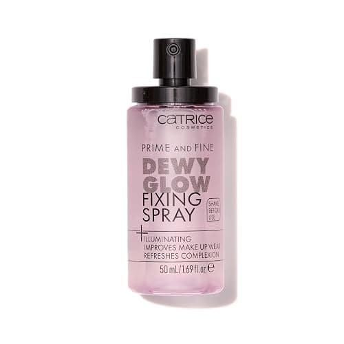 Catrice | Prime & Fine Illuminating Dewy Glow Spray | Transparent and Fast Drying Fixing Spray| Paraben Free & Vegan | Cruelty Free (Pack of 1) - Image 1