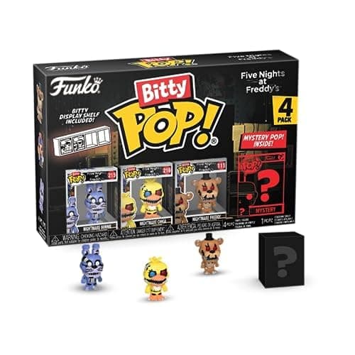 Funko Bitty POP! Five Nights at Freddy's (FNAF)- Nightmare Bonnie and A Surprise Mystery Mini Figure - 0.9 Inch (2.2 Cm) Collectable - Gift Idea - Image 1