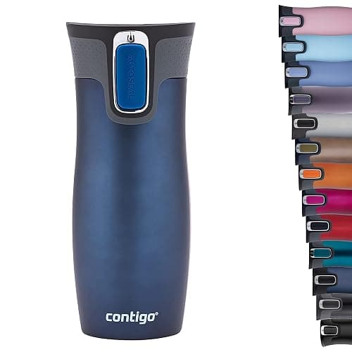 Contigo West Loop Autoseal Travel Mug, Stainless Steel Thermal Mug, Vacuum Flask, Leakproof Tumbler, Coffee Mug with BPA-Free Easy-Clean Lid - Image 1