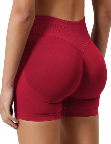 YEOREO Women Workout Gym Impact Shorts Hidden Scrunch Butt Lifting 3.6"/4.5"/6" Seamless Shorts - Image 1