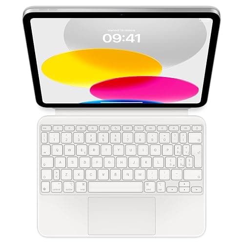 Apple Magic Keyboard Folio: tastiera e custodia per iPad (A16) e iPad (10ª generazione), design in due pezzi con tastiera staccabile e custodia che si aggancia magneticamente, Italiano – Bianca - Image 1