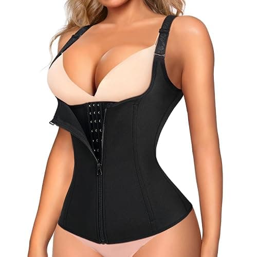 Ursexyly Women's Waist Trainer Corset Sweat Sauna Suits Tummy Control Body Shaper Tank Tops Workout Sports Girdles Shapewear - Image 1