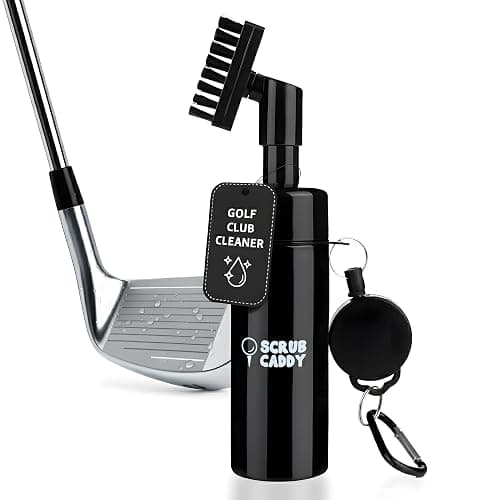 Golf Club Cleaner Brush with Built-In Water Spray - 180ml Storage & 60cm Extendable Cable. Golf Club Cleaner for Efficient Cleaning. Excellent Golf Gift for Men - Golf Accessories - Golf Brush - Image 1