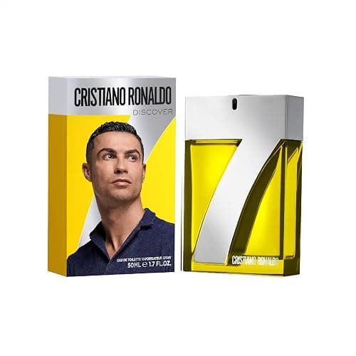 Cristiano Ronaldo CR7 Discover - Eau de Toilette for Men - Long-Lasting Mens Cologne Spray - Orange, Vetiver, Patchouli Cologne for Men - 50 ml - Image 1