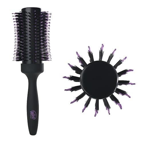 Wet Brush Volumizing Round Brush for Fine to Medium Hair - Salon Blow-Out, Less Pain & Breakage, Lightweight Boar Bristle Detangles & Removes Knots - Image 1