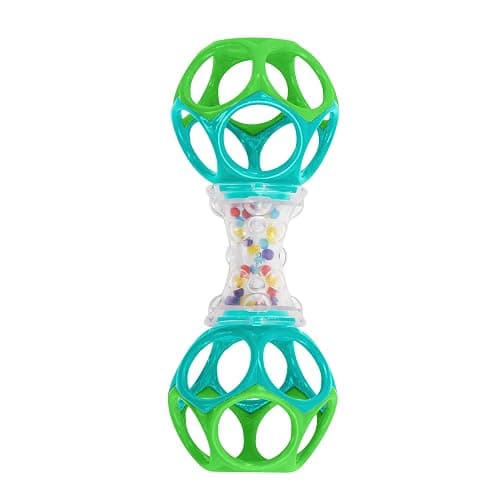 Bright Starts Oball Shaker Rattle Toy, Ages Newborn Plus - Image 1
