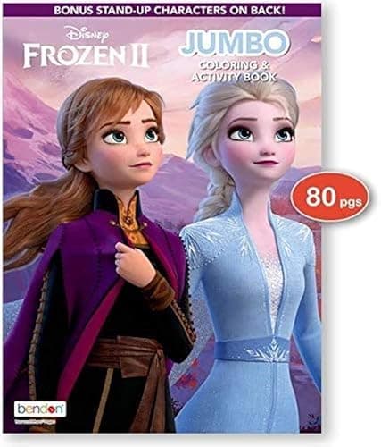 Bendon Frozen 2 Coloring Book Disney Arts Crafts Coloring, Painting Gift Set, Perforated Paper - Healthy Educational Play, for Kids Girls Boys Toddlers - Image 1