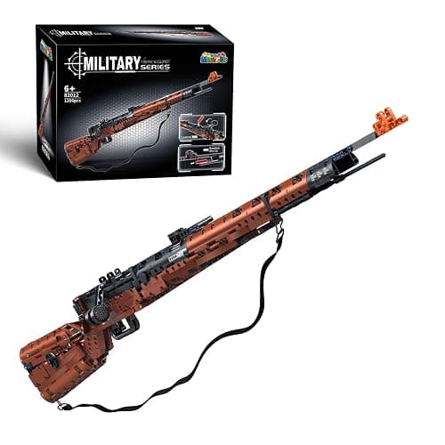 Nueris 1:1 98K Building Blocks Sets - 1206 PCS Model Collection Toy Building Bricks Set - Simulation Militarily Toy Lovers for Kids and Adults Gift - Image 1