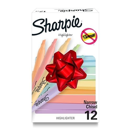 Sharpie Pocket Highlighters, Mild Pastel Colors, Assorted, Chisel Tip, 12 Count - School, Home, and Office Use, Teacher Supplies - Image 1