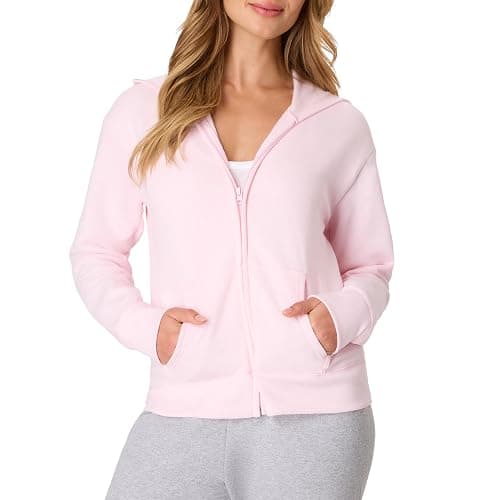 Hanes Women's EcoSmart Fleece Sweatshirt for Women, Soft Midweight - Full-Zip Hoodie, Sweatshirt, or 1/4 Zip - Image 1