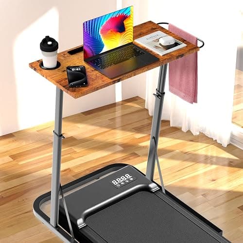 Adjustable Standing Desk for Walking Pad Treadmill, Desk for Cycling/Bike, Workstation Standing for Treadmill Cycling, Trainer Stand Table for Indoor,Attachment,Bar for Walking Pad - Image 1