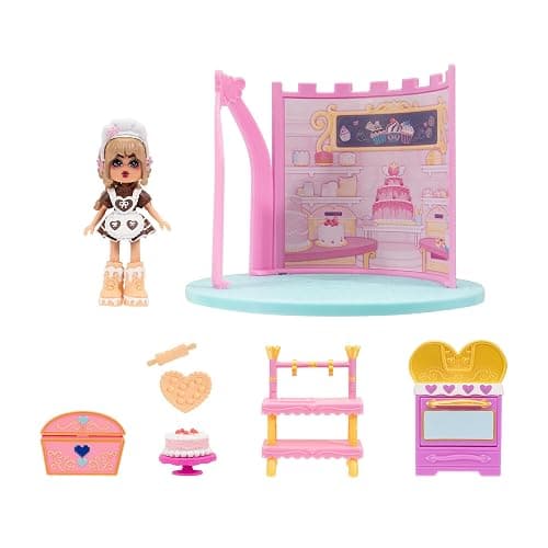 Royale High Baking Class Playset - 1 Doll, 6 Accessories - Fits Inside Castle Playset - Virtual Item Code Included - Ages 5+ - Image 1