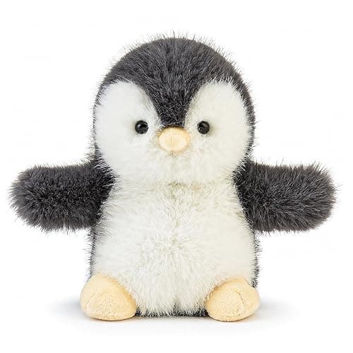 ABEARCAR Cute Penguin Plush Soft Stuffed Animals 6" Soft Penguin Stuffed Plushies Pillow Birthday Christmas Valentine's Day Gifts for Kids Girlfriend - Image 1