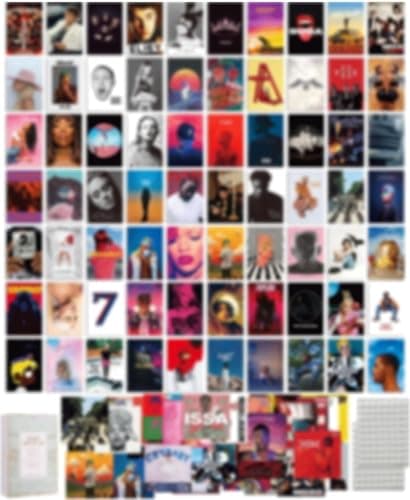 125 Pcs Album Covers Wall Collage Kit Aesthetic Pictures 4x6 inch Album Cover Posters Style Photo Collection Collage Dorm Decor Retro Room Decor for Girls Dorm Music Trendy Wall Art Cute Bedroom for Teen Girls 70 Print Posters+ 55 Music Stickers… - Image 1