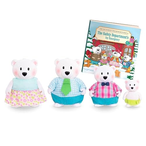 Li'l Woodzeez – McBristly Porcupine Family Set with Storybook, 5 Pieces Miniature Animal Figurines, Family Toys and Pretend Play, Collectible Figures for Imaginative Storytelling, 3+ Years - Image 1