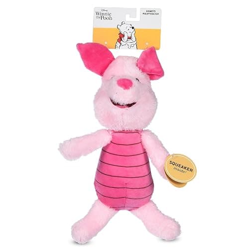 Disney for Pets Winnie the Pooh: Piglet Plush Buddy for Dogs Dog Toys | Plushie Toy for Pets with Squeaker | Squeaky Fabric Fun-Plush for Pups, 9 Inch - Image 1