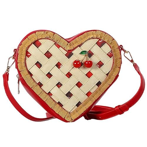 Lyuxhetaokdiq Women PU Leather Unique Novelty Weird Shape Crossbody Shoulder Bag Handbag Purse for Girls - Image 1