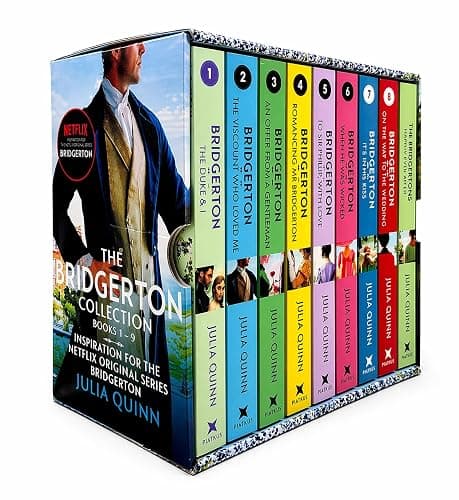 Bridgerton Family Complete Series #1-9 Books Box Set by Julia Quinn -Full Collection - Regency Historical Romance Novels - Image 1