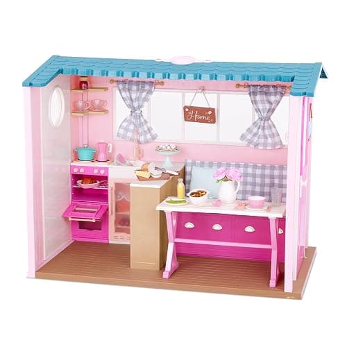 Our Generation – 18-Inch Doll Accessories – Dollhouse Playset – Furniture, Play Food & Animal Sounds – Pretend Play 3+ Years – Country House - Image 1