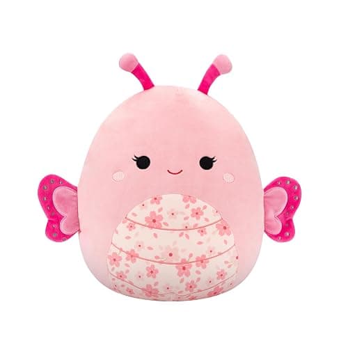 Squishmallows Original 12in Mogo The Pink Sakura Butterfly – Official Jazwares Plush (Medium-Sized) - Image 1