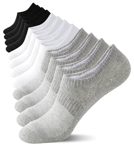 Irisbear Womens No Show Socks, Thin Cotton Non Slip Low Cut Socks 6 Pairs - Image 1