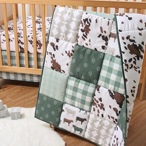Peanutshell Boho Farm Crib Bedding Set