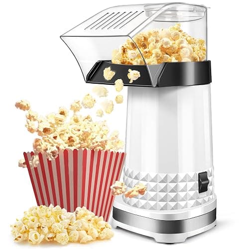 Oil-Free Popcorn Machine – Quick Popcorn in 2-3 Minutes, 4.5 Quart - Image 1