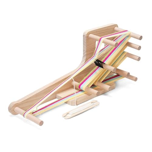 WILLOWDALE Inkle Loom for Knitting & Crochet Supplies, Wooden Knitting Loom | Loom Knitting Kit with Inkle Weaving Shuttle, Multi-Craft Weaving Loom for Adults, Art & Craft Supplies for Beginner - Image 1