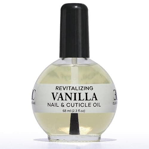 Ellie Chase Moisturizing Cuticle & Nail Care Oil 2.3 Fl Oz - Vanilla Scented – Infused with Jojoba Oil, Aloe, Vitamin E – Nail & Cuticle Hydration, Repair, Moisturizer, Strengthener, Growth - Image 1