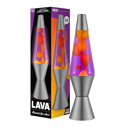 Lava® Lamp - 14.5" Purple Sunset - The Original Motion Light - Yellow Wax and Purple Liquid - Item #2635 (Amazon Exclusive) - Purple - Image 1