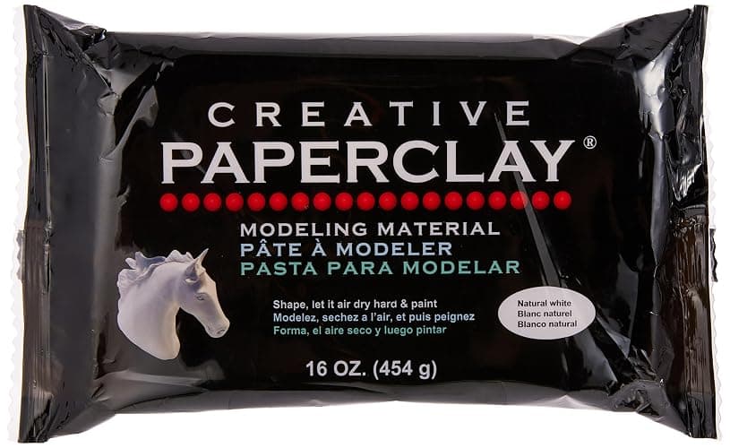 Creative Paperclay 811 for Modeling Compound, 16-Ounce, White - Image 1