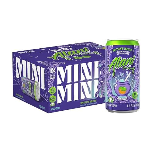Alani Nu WITCHES BREW, Low Calorie Energy Drinks, 100mg Caffeine, Biotin, B Vitamins, Zero Sugar, 10 Calories or Less, 8 Fl Oz Cans, 12 Pack - Image 1