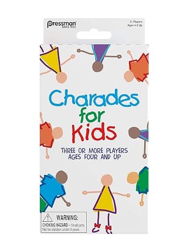 Pressman Charades for Kids Peggable-No Reading Required Family Game Multicolor - Image 1