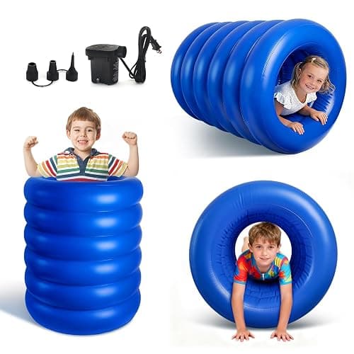 Barrel Roll Sensory Chair for Kids, 2026 Reinforced Calming Vestibular Toy with Deep Pressure, Durable Inflatable Sensory Pod for Autism, ADHD, Perfect for Classroom or Home Use - Image 1