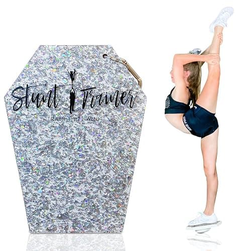 Stunt Trainer Flyer Cheer Balance Board for Cheerleader Balance & Flexibility Core Strength Training - Cheer Balance Trainer Stunting Practice Board Cheerleading Equipment for Flyers, Grey - Image 1