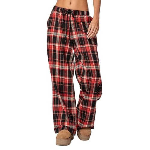 Geagodelia Women's Pyjama Bottoms Ladies Casual Striped Lounge Pants Y2k Summer Wide Leg Trousers Loungewear Sleepwear Nightwear - Image 1