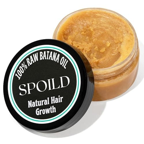 SPOILD Raw Batana Oil for Hair Growth - Sourced from Honduras - Dr. Sebi Approved - 100% Organic and Unrefined - For Thicker, Stronger Hair - 2oz. - Image 1