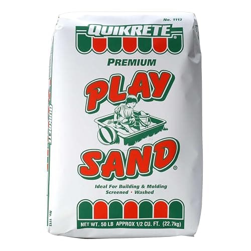 Quikrete Sandbox Play Sand – Outdoor Kids Filtered Playsand for Sand Box – Screened, Washed and Dried Tan Color - 50 Pounds - Image 1